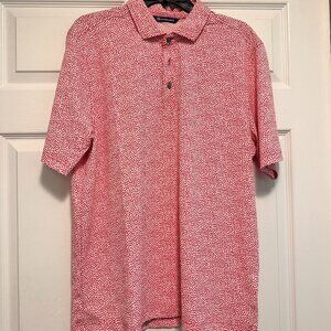 Cutter & Buck Virtue Eco Pique Botanical Print Recycled Mens Polo size Large